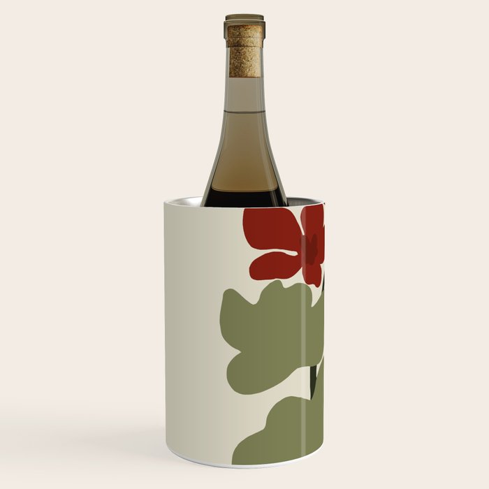Scorpio red geranium  Wine Chiller Gallery Image 2