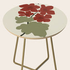 Scorpio red geranium  Side Table Gallery Image 2
