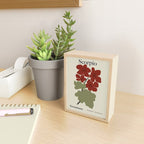 Scorpio red geranium  Mini Art Print Gallery Image 2