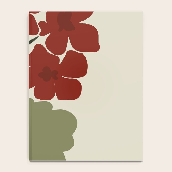 Scorpio red geranium  Notebook Gallery Image 4