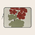 Scorpio red geranium  Laptop Sleeve Gallery Image 1