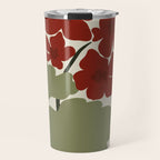 Scorpio red geranium  Travel Mug Gallery Image 1