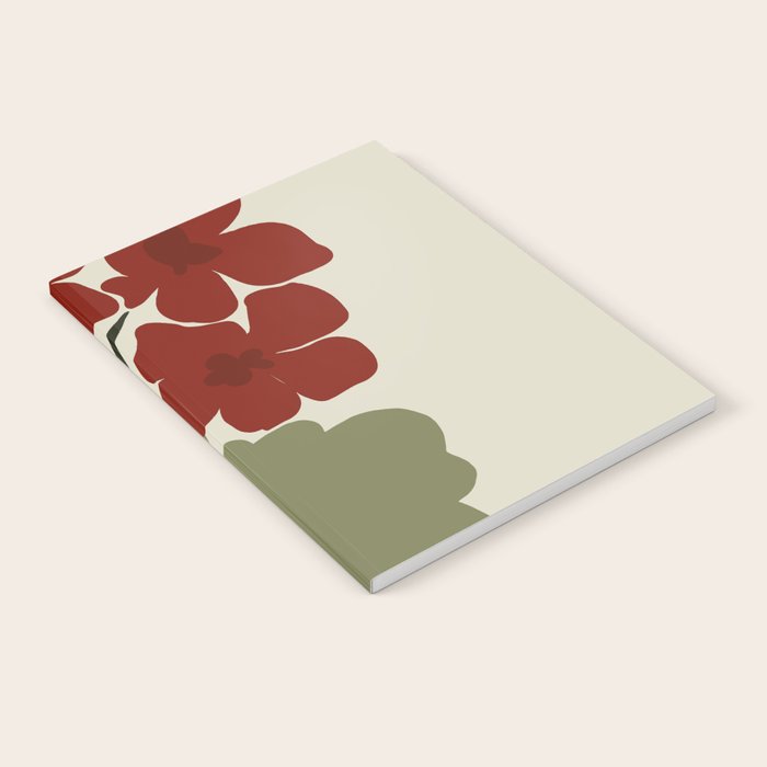 Scorpio red geranium  Notebook Gallery Image 2