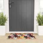 Cats Pattern Welcome Mat Gallery Image 3