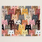 Cats Pattern Jigsaw Puzzle Gallery Image 1