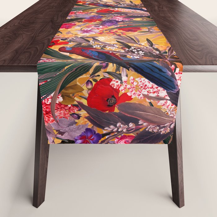 Floral and Birds XXVIII Table Runner Gallery Image 1
