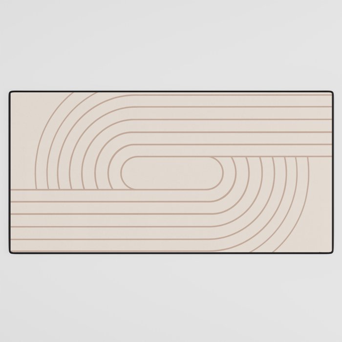 Oval Lines Abstract XXIX Desk Mat Gallery Image 3