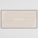 Oval Lines Abstract XXIX Desk Mat Gallery Image 3