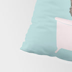 Baby Elephant in Bathtub Pillow Sham Gallery Image 4