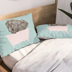Baby Elephant in Bathtub Pillow Sham Gallery Image 2