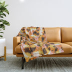 Vibrant Brush Strokes #1 Throw Blanket Gallery Image 1