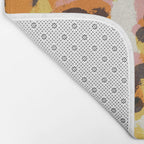 Vibrant Brush Strokes #1 Bath Mat Gallery Image 2