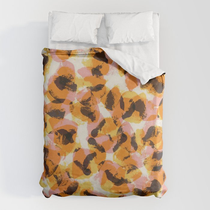 Vibrant Brush Strokes #1 Duvet Cover Gallery Image 6
