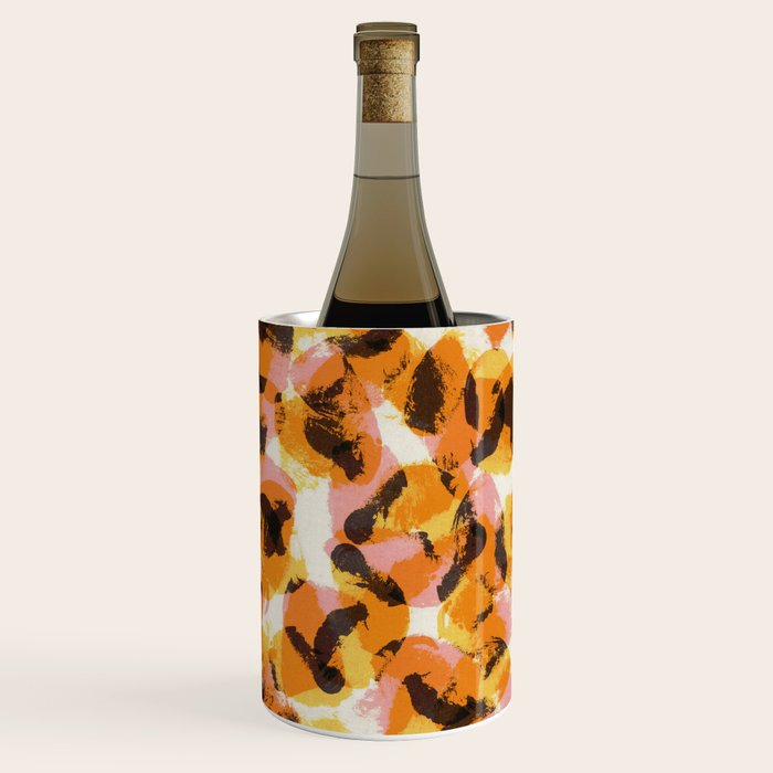 Vibrant Brush Strokes #1 Wine Chiller Gallery Image 1