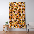 Vibrant Brush Strokes #1 Window Curtain Gallery Image 5