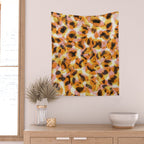 Vibrant Brush Strokes #1 Wall Tapestry Gallery Image 2