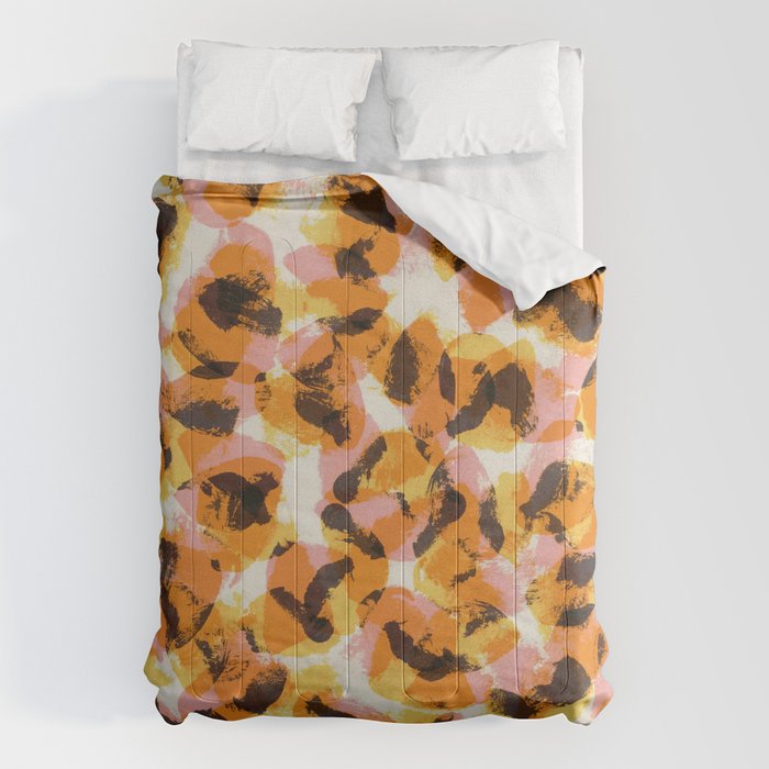 Vibrant Brush Strokes #1 Comforter Gallery Image 6
