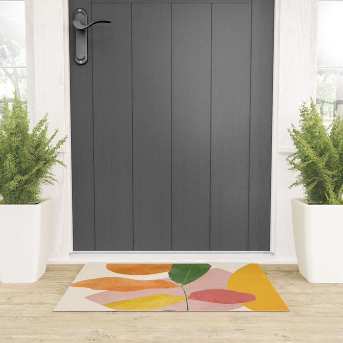 Colorful Branching Out 21 Welcome Mat Gallery Image 3