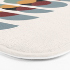 Minimalist Retro Shapes I Bath Mat Gallery Image 3