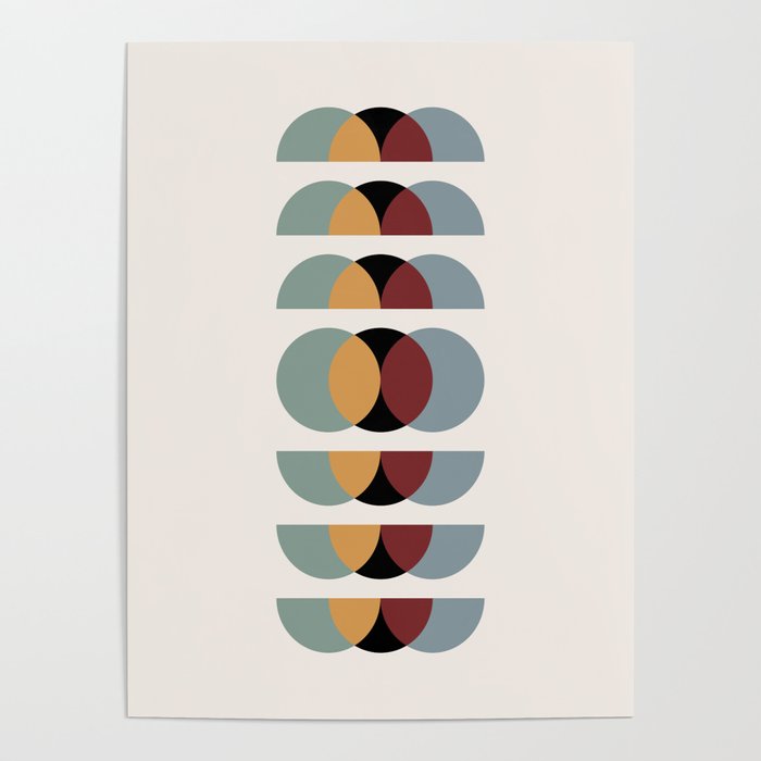Minimalist Retro Shapes I Poster Gallery Image 4