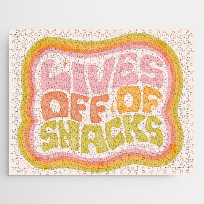 Lives Off Snacks Jigsaw Puzzle Gallery Image 1