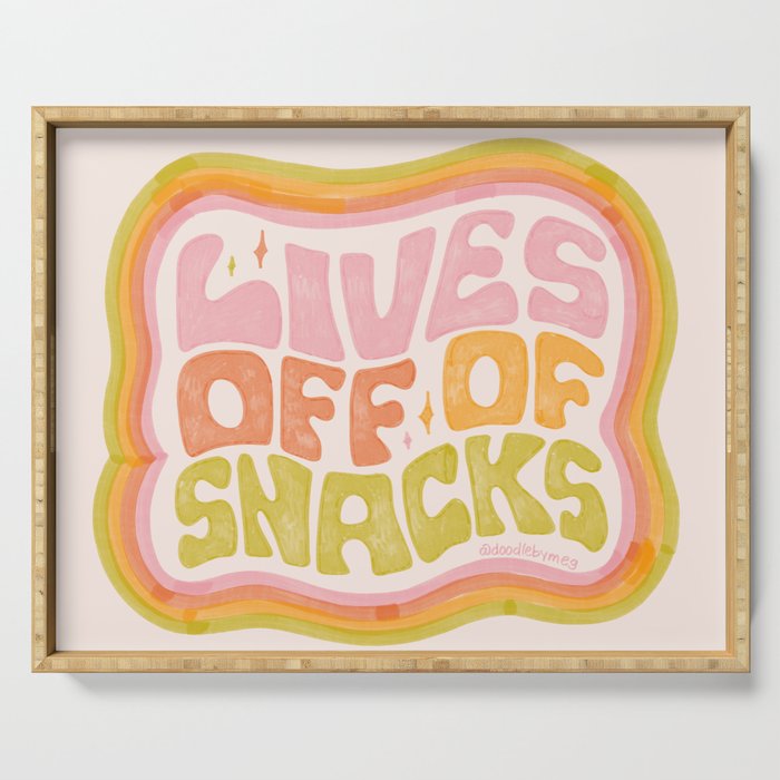 Lives Off Snacks Serving Tray Gallery Image 1