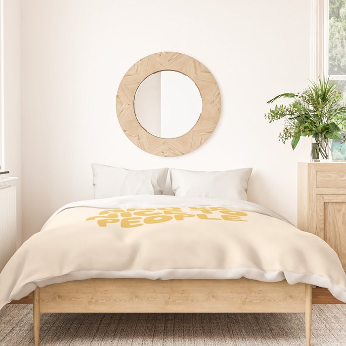 Work Hard and Be Nice to People Duvet Cover Gallery Image 3