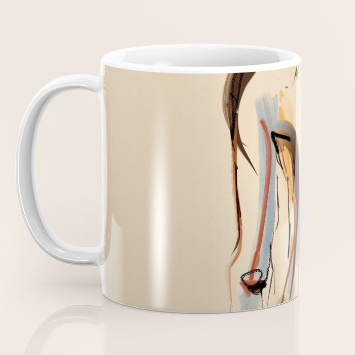 Female Figure Line Art 8 Coffee Mug Gallery Image 3