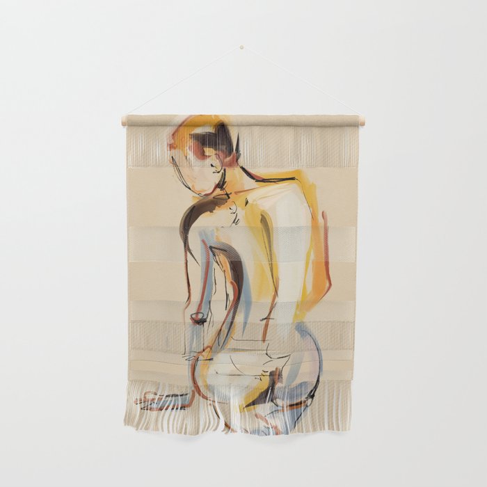 Female Figure Line Art 8 Wall Hanging Gallery Image 1