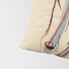 Female Figure Line Art 8 Pillow Sham Gallery Image 4
