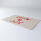 LOVE & JOY Festive Letters Rug Gallery Image 3