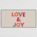 LOVE & JOY Festive Letters Desk Mat Gallery Image 3