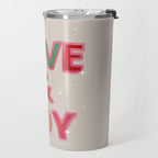 LOVE & JOY Festive Letters Travel Mug Gallery Image 2