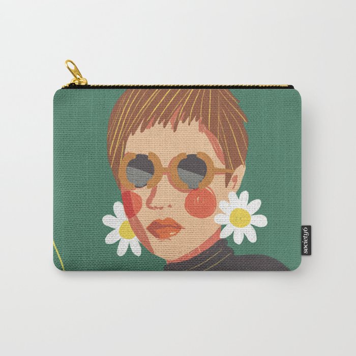 Daisy girl Carry All Pouch Gallery Image 1