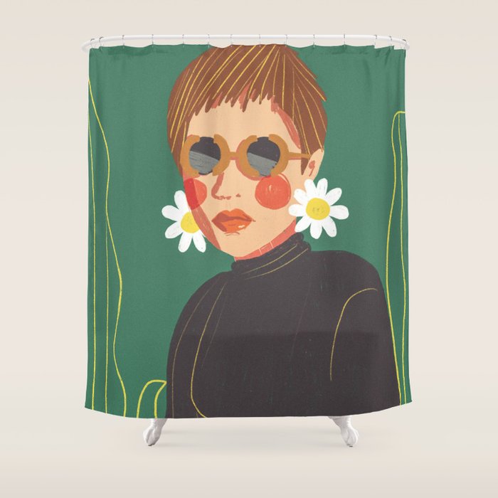 Daisy girl Shower Curtain Gallery Image 1