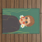 Daisy girl Outdoor Rug Gallery Image 1
