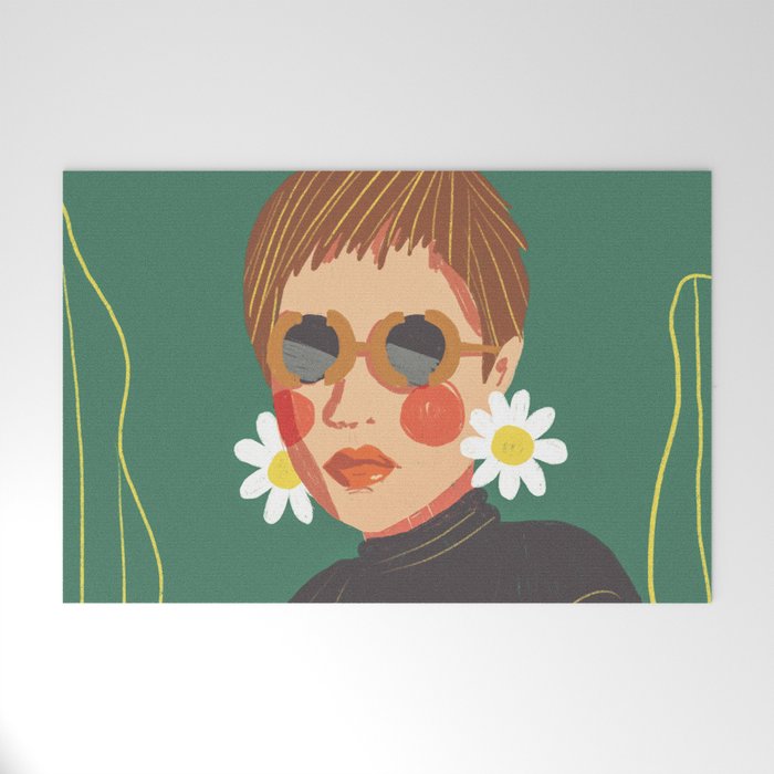 Daisy girl Welcome Mat Gallery Image 1