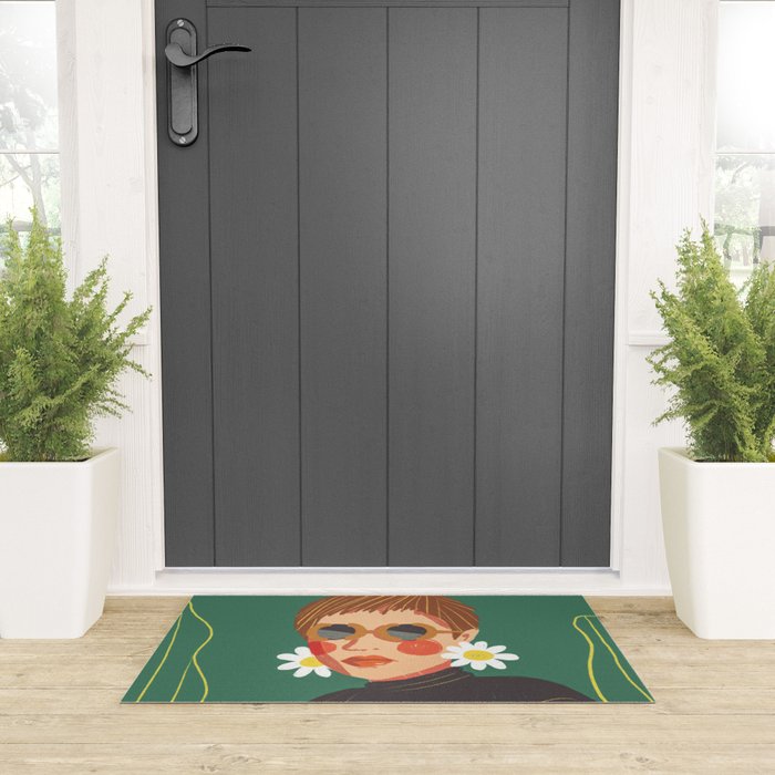 Daisy girl Welcome Mat Gallery Image 3
