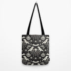 All Hallows' Eve - Black Ivory Halloween Tote Bag Gallery Image 2
