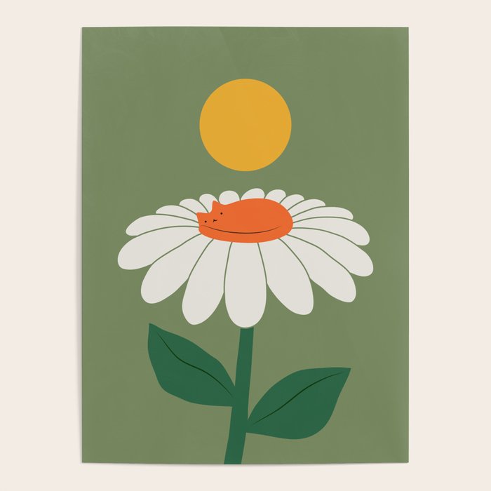 Cat and Plant 63 Blossom Day Poster Gallery Image 4