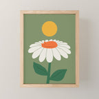 Cat and Plant 63 Blossom Day Mini Art Print Gallery Image 1