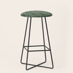 Circuit Board // Green & Silver Stool Gallery Image 1