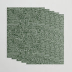 Circuit Board // Green & Silver Wrapping Paper Gallery Image 3