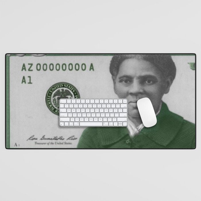 Proposed African American Icon Harriet Tubman Single U.S. Mint 20 Dollar bill Desk Mat Gallery Image 1