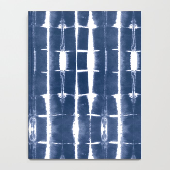 Shibori Stripes 3 Indigo Blue Notebook Gallery Image 4