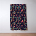 Indienne Vine - Deep Coral  Window Curtain Gallery Image 3