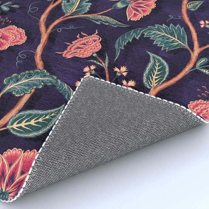 Indienne Vine - Deep Coral  Rug Gallery Image 4