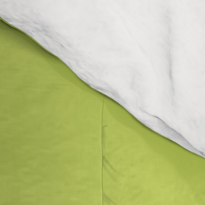 Minimal Modern Green Tropical Abstract Comforter Gallery Image 4