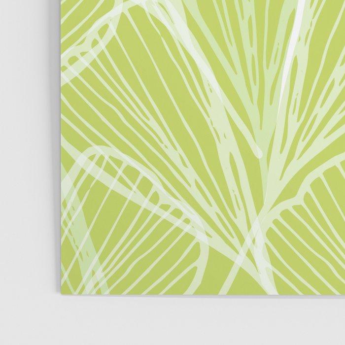 Minimal Modern Green Tropical Abstract Poster Gallery Image 3