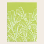 Minimal Modern Green Tropical Abstract Poster Gallery Image 4